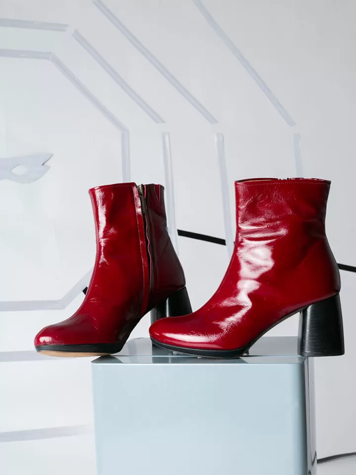 Bottines Niki Bordeaux